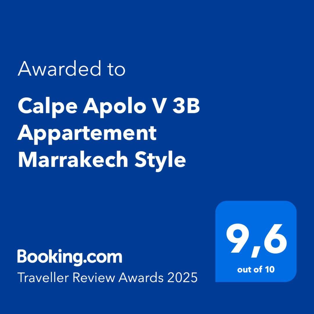 Calpe Apolo V 3B Appartement Marrakech Style Kültér fotó